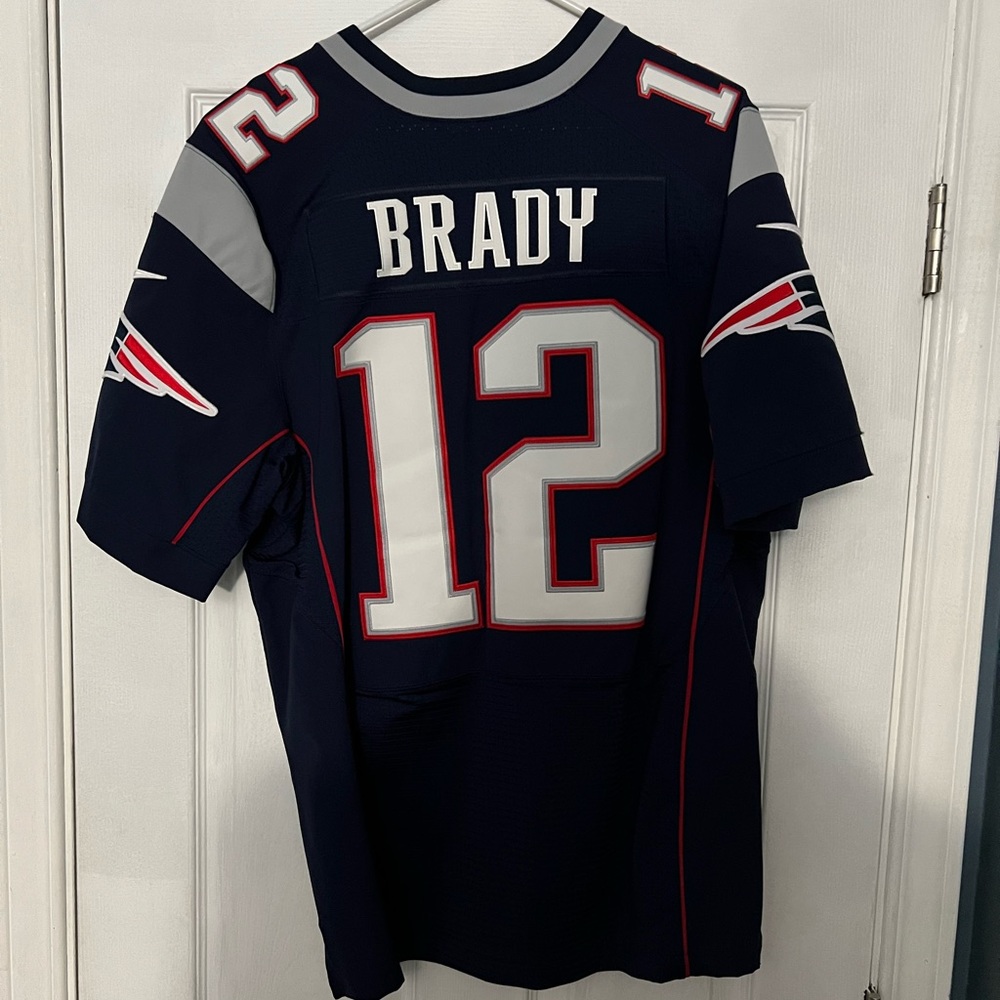 Tom Brady Patriots On Field Game Jersey